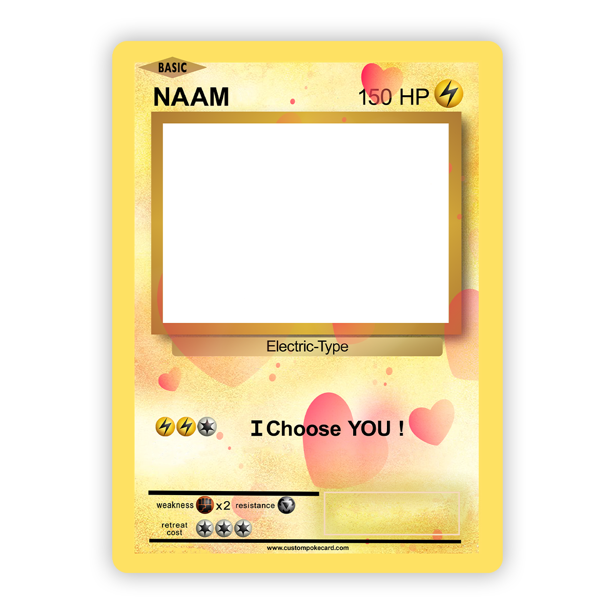 I Choose You Classic Custom PokCard I Choose You Classic Custom PokCard